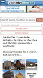 Mobile Screenshot of joinmychurch.com